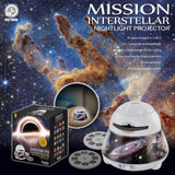 NNEDSZ Mission Interstellar Dreamy Sky Night Light Projector - Kids STEAM Toy