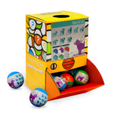 NNEDSZ 40X Geometric Translucent Dog Toy Capsules 50mm Collectible Gacha in Display Box