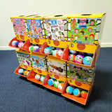 NNEDSZ 40X Geometric Translucent Dog Toy Capsules 50mm Collectible Gacha in Display Box