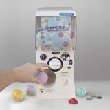 NNEDSZ Gachapon Capsule Toy Vending Machine Lite Mini Collectible Gacha Dispenser Stackable WHITE