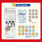 NNEDSZ Gachapon Capsule Toy Vending Machine Lite Mini Collectible Gacha Dispenser Stackable WHITE