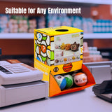 NNEDSZ 40X Cute Animal Pull Back Car Toy Capsules 50mm Collectible Gacha in Display Box