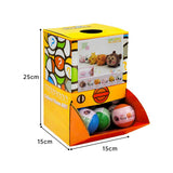 NNEDSZ 40X Cute Animal Pull Back Car Toy Capsules 50mm Collectible Gacha in Display Box