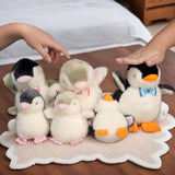 NNEDSZ 2X Plush Penguin Keychain Or Doll With Sound Activation BLACK