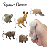NNEDSZ Stretchy Squishy Australian Wildlife Gift Set - Sensory Stimulation Animal Toys