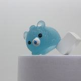 NNEDSZ 40X Care Bears Glitter Squishy Toy Capsules 50mm Collectible Gacha w Display Box