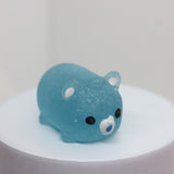 NNEDSZ 40X Care Bears Glitter Squishy Toy Capsules 50mm Collectible Gacha w Display Box