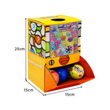 NNEDSZ 40X Care Bears Glitter Squishy Toy Capsules 50mm Collectible Gacha w Display Box