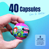 NNEDSZ 40X Puppy Club Farm Animal Toy Capsules 50mm Collectible Gacha in Display Box