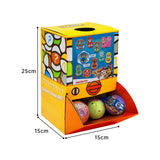 NNEDSZ 40X Paw Patrol Weebles Dog Toy Capsules 50mm Collectible Gacha in Display Box