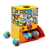 NNEDSZ 40X Kitty Club Sweet Heart Cat Toy Capsules 50mm Collectible Gacha w Display Box