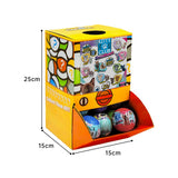 NNEDSZ 40X Kitty Club Sweet Heart Cat Toy Capsules 50mm Collectible Gacha w Display Box