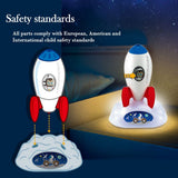 NNEDSZ Rocket Projector Night Light Kids STEM Toy - Outer Space Planet