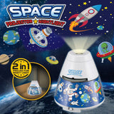 NNEDSZ Space Capsule Projector Night Light Kids STEM Toy - Space Planet