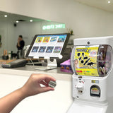 NNEDSZ Gachapon Capsule Toy Vending Machine Collectible Gacha Dispenser WHITE