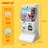 NNEDSZ Gachapon Capsule Toy Vending Machine Collectible Gacha Dispenser WHITE