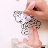 NNEDSZ Sparkly Ornament Suncatcher - DIY for Kids Art Craft Colouring PaintingSet