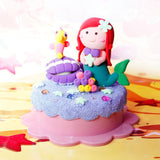 NNEDSZ Colorato Mermaid Glow Set - Glow-in-the-Dark Super Clay DIY Craft Kit for Kids