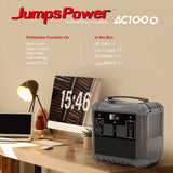 NNEDSZ 1000W Portable Power Station JumpsPower Battery Charger 716Wh LED Light