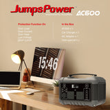 NNEDSZ 600W Portable Power Station JumpsPower Battery Charger 555Wh LED Light