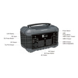 NNEDSZ 600W Portable Power Station JumpsPower Battery Charger 555Wh LED Light