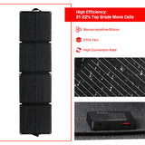 NNEDSZ 100W Solar Panel Portable Charger JumpsPower Power Generator Foldable