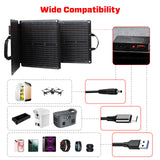 NNEDSZ 100W Solar Panel Portable Charger JumpsPower Power Generator Foldable