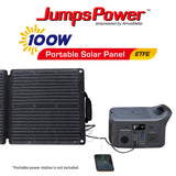 NNEDSZ 100W Solar Panel Portable Charger JumpsPower Power Generator Foldable