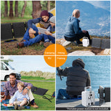 NNEDSZ 200W Solar Panel Portable Charger JumpsPower Power Generator Foldable