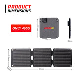 NNEDSZ 21W Solar Panel Portable Charger JumpsPower Power Generator Foldable