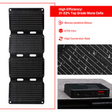 NNEDSZ 40W Solar Panel Portable Charger JumpsPower Power Generator Foldable