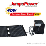 NNEDSZ 40W Solar Panel Portable Charger JumpsPower Power Generator Foldable