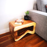 NNEDSZ Side table, coffee table or entrance corner table-hand crafted from solid wood