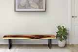 NNEDSZ Bench seat or low set console table, hallway table Raintree Wood 1.8 Meter 180cm