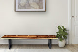 NNEDSZ Bench seat or low set console table, hallway table Raintree Wood 1.8 Meter 180cm