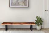 NNEDSZ Bench seat or low set console table, hallway table Raintree Wood 1.8 Meter 180cm