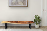 NNEDSZ Bench seat or low set console table, hallway table Raintree Wood 1.8 Meter 180cm