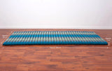NNEDSZ Day bed Roll Out Mattress XL Large Foldout Mat relaxation day bed camping or Yoga Matt Natural Kapok Filled BLUE