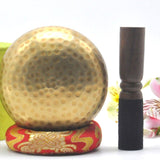 NNEDSZ Singing bowl Nepalese Tibetan genuine 592g bowl 12 cm size includes genuine wand