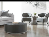 NNEDSZ Tablua Coffee Table Round Large Side Table 45 CM wide 51cm height Grey