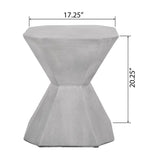 NNEDSZ Tablua Coffee Table Round Large Side Table 45 CM wide 51cm height Grey
