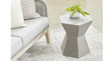 NNEDSZ Tablua Coffee Table Round Large Side Table 45 CM wide 51cm height Grey