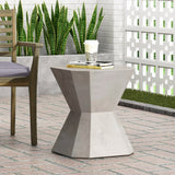 NNEDSZ Tablua Coffee Table Round Large Side Table 45 CM wide 51cm height Grey
