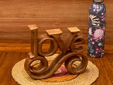 NNEDSZ Wooden carved LOVE words decoration 27 cm long