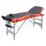 NNEDSZ YES4HOMES 3 Fold Portable Aluminium Massage Table Massage Bed Beauty Therapy