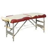 NNEDSZ YES4HOMES 3 Fold Portable Aluminium Massage Table Massage Bed Beauty Therapy