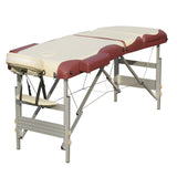 NNEDSZ YES4HOMES 3 Fold Portable Aluminium Massage Table Massage Bed Beauty Therapy