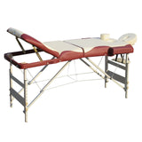 NNEDSZ YES4HOMES 3 Fold Portable Aluminium Massage Table Massage Bed Beauty Therapy