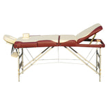 NNEDSZ YES4HOMES 3 Fold Portable Aluminium Massage Table Massage Bed Beauty Therapy