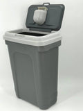NNEDSZ 55cm 45L Pets Dogs Puppy Food Storage Storer Container w/ Scoop GRY